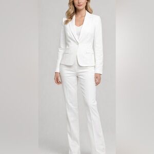 Express - Elegant White Women's Suit Pants